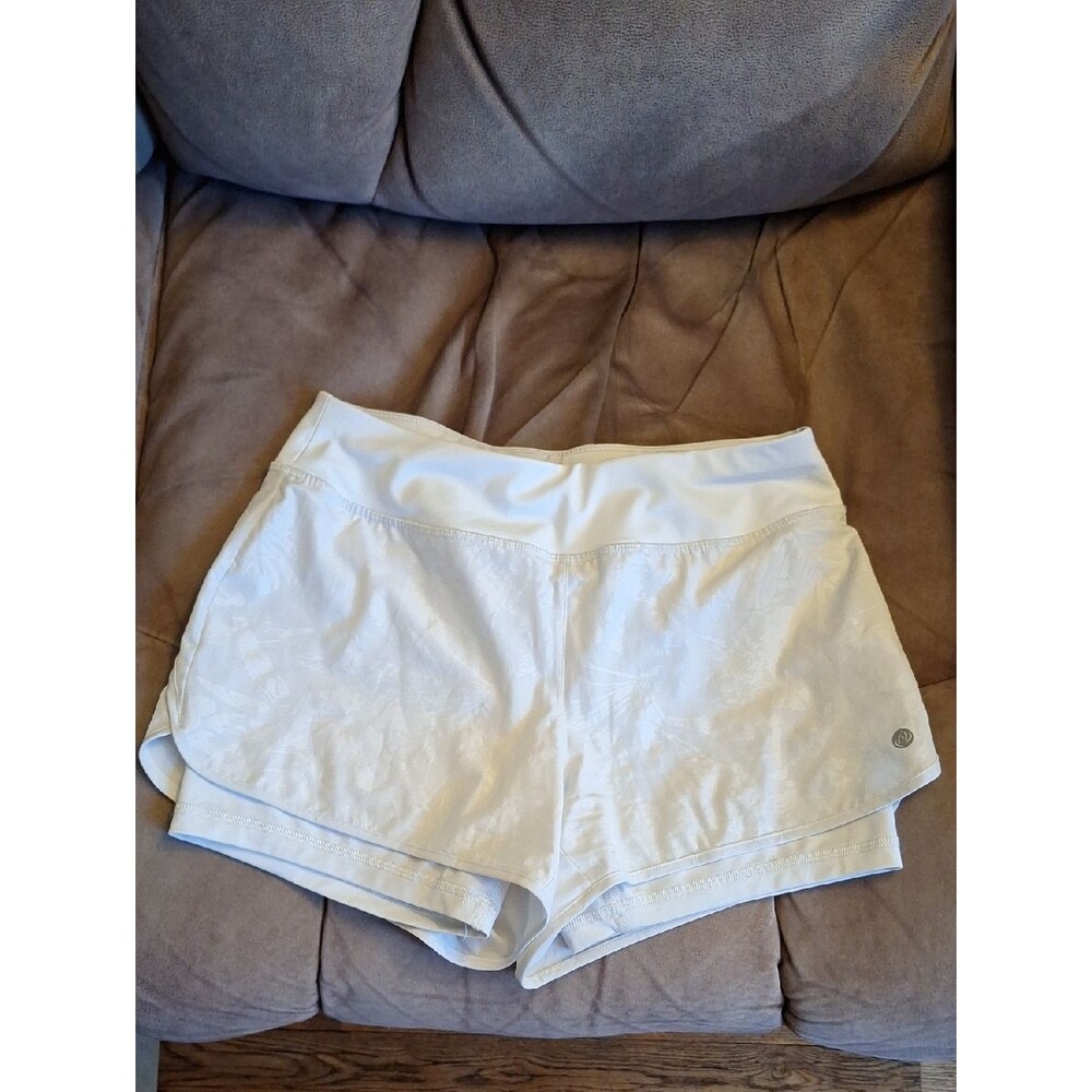 Apana Icy Blue Women's Layered Athletic Shorts